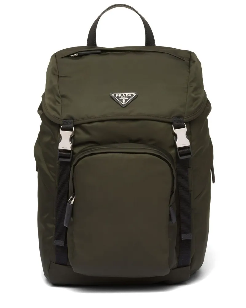 Prada Rucksack mit Schnallen - Grün Grün