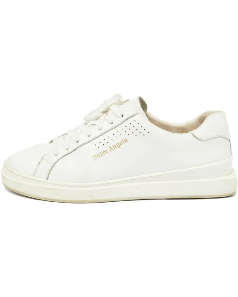 Palm Angels Perforierte Sneakers - Weiß Weiß