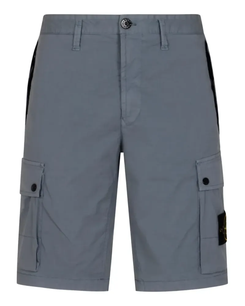 Stone Island Bermudas mit aufgesetzten Taschen - Blau Blau