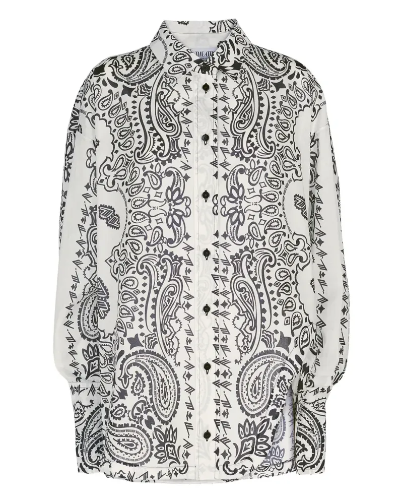 ATTICO paisley-print shirt - Weiß Weiß