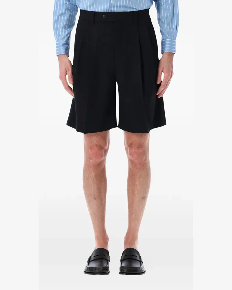 AURALEE gabardine shorts - Schwarz Schwarz