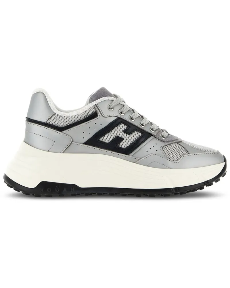 Hogan Flatform-Sneakers mit seitlichem Logo - Grau Grau