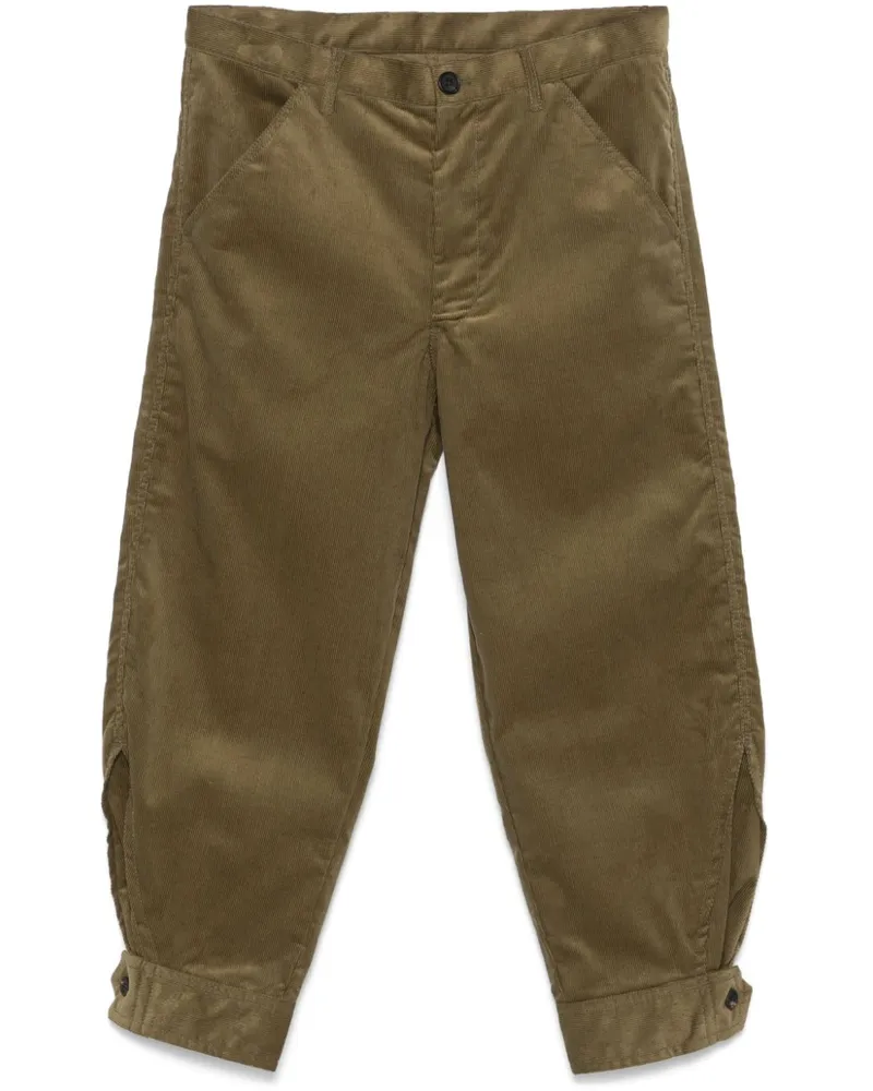 Comme des Garçons Hose aus Cord - Grün Grün