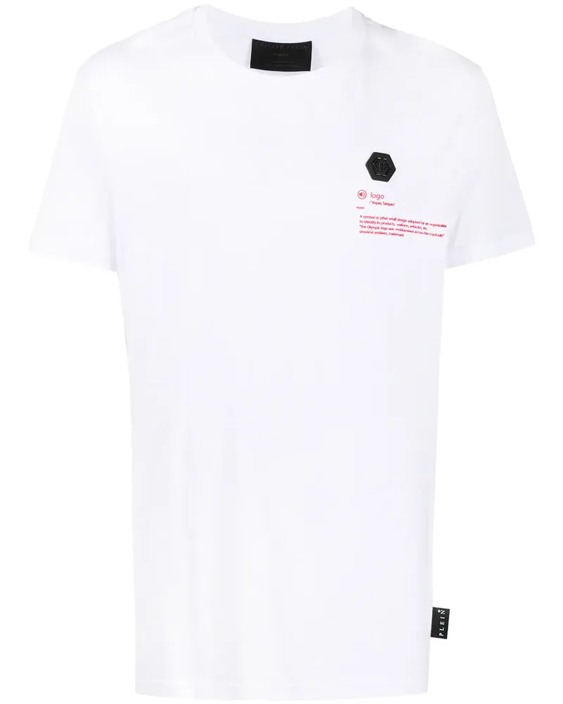 Philipp Plein T-Shirt mit Totenkopf-Print - Weiß Weiß