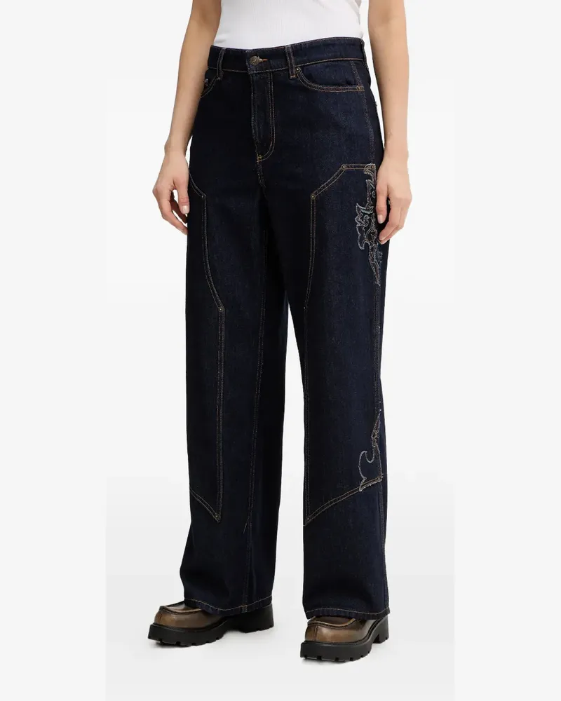 Zadig & Voltaire embroidery jeans - Blau Blau