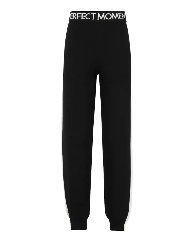 Perfect Moment La Toru knitted track pants - Schwarz Schwarz