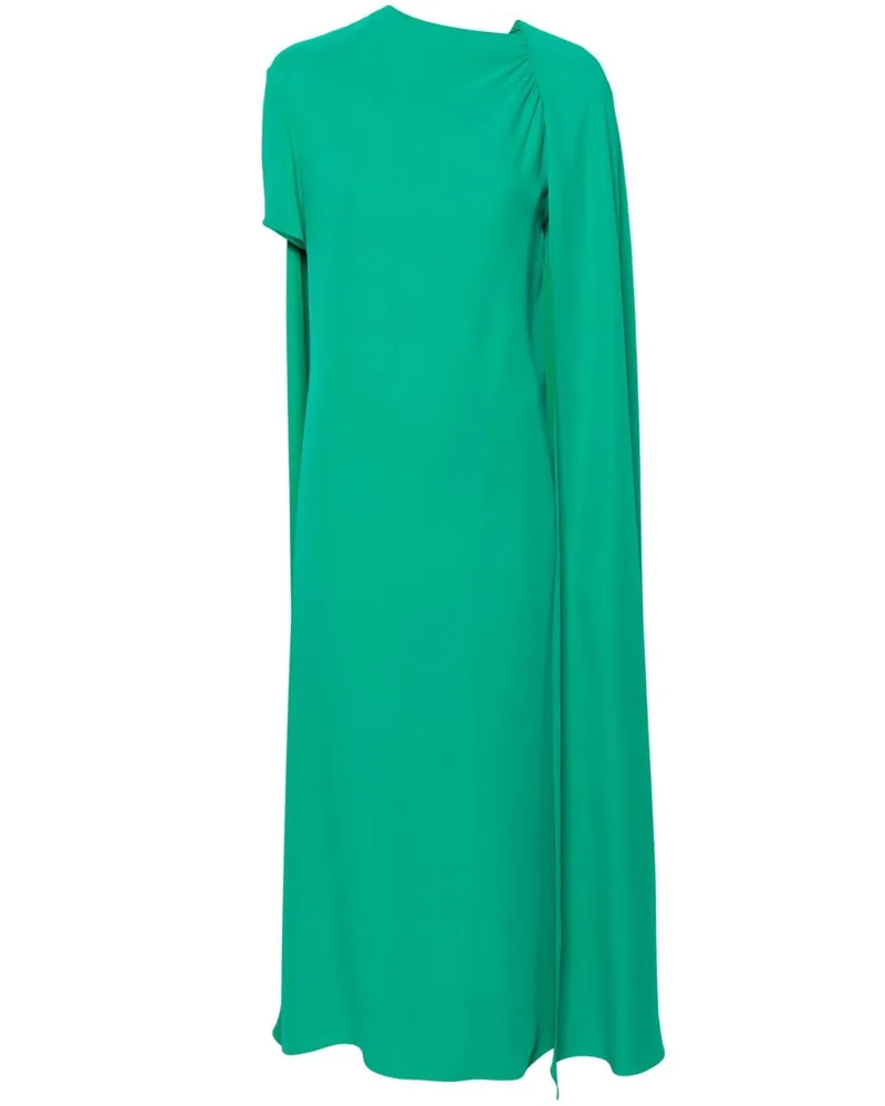 Valentino Garavani Maxikleid mit Cape - Grün Grün