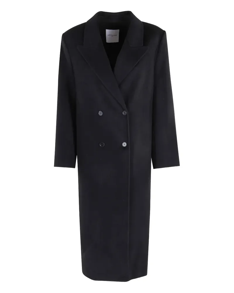 Isabelle Blanche peak-lapel double-breasted coat - Schwarz Schwarz
