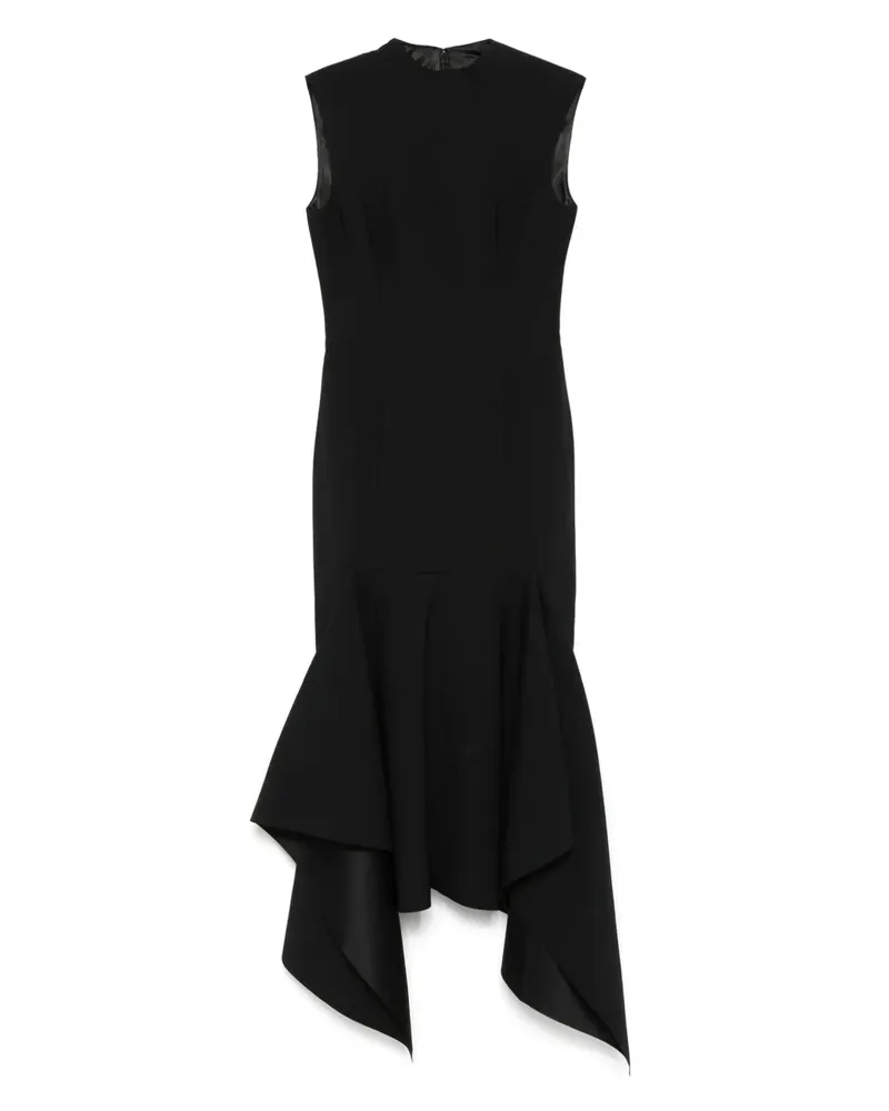 Solace London Trinity Midikleid - Schwarz Schwarz