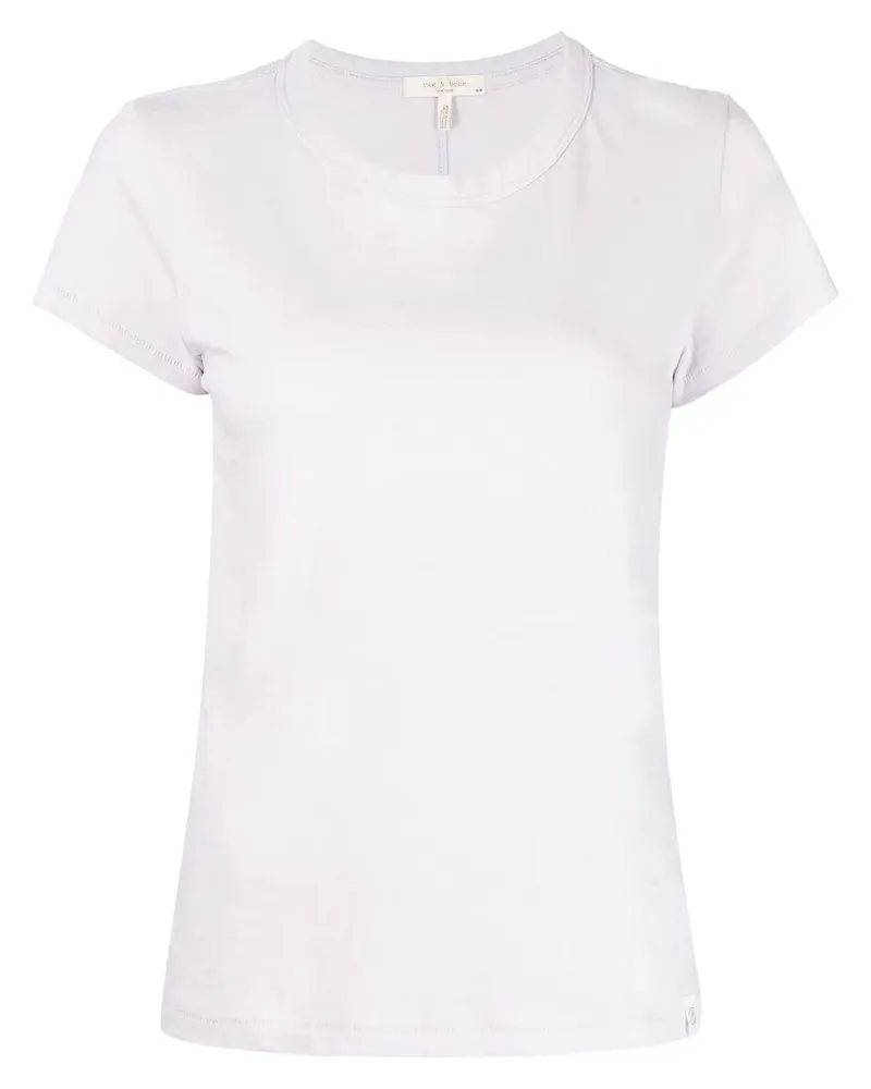 Rag & Bone T-Shirt mit Slub-Textur - Weiß Weiß