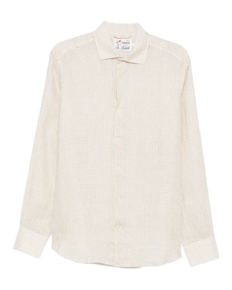 MC2 Saint Barth Pamplona Hemd mit Print - Nude Nude