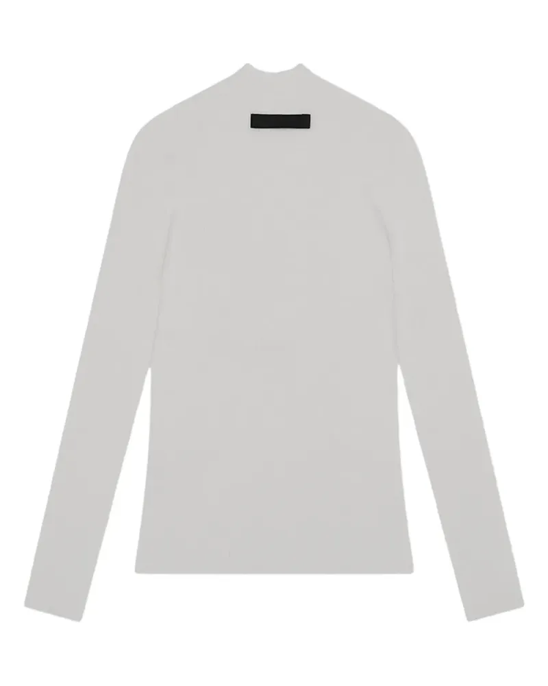 Heliot Emil Pullover mit Stehkragen - Weiß Weiß