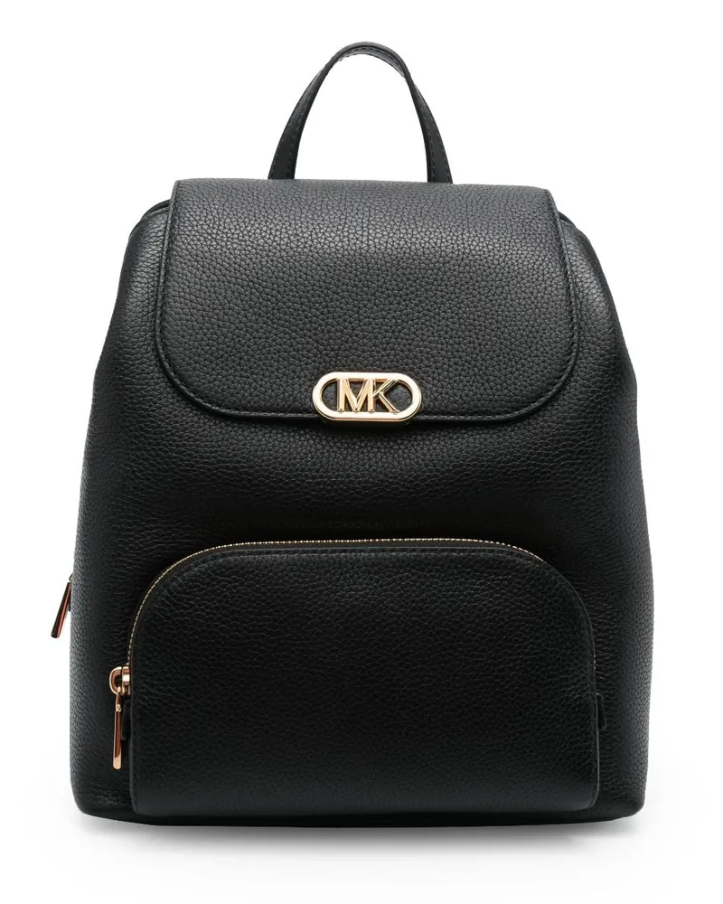 Michael Kors Rucksack mit Logo-Schild Schwarz