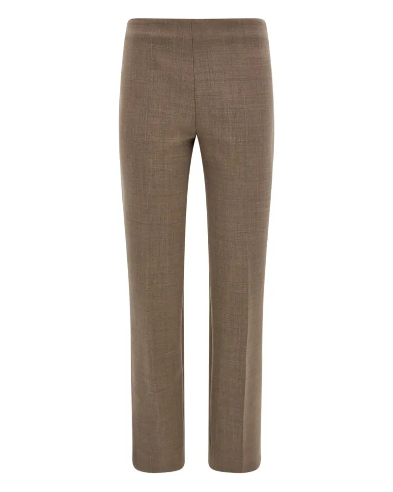 Ferragamo pressed-crease trousers - Braun Braun