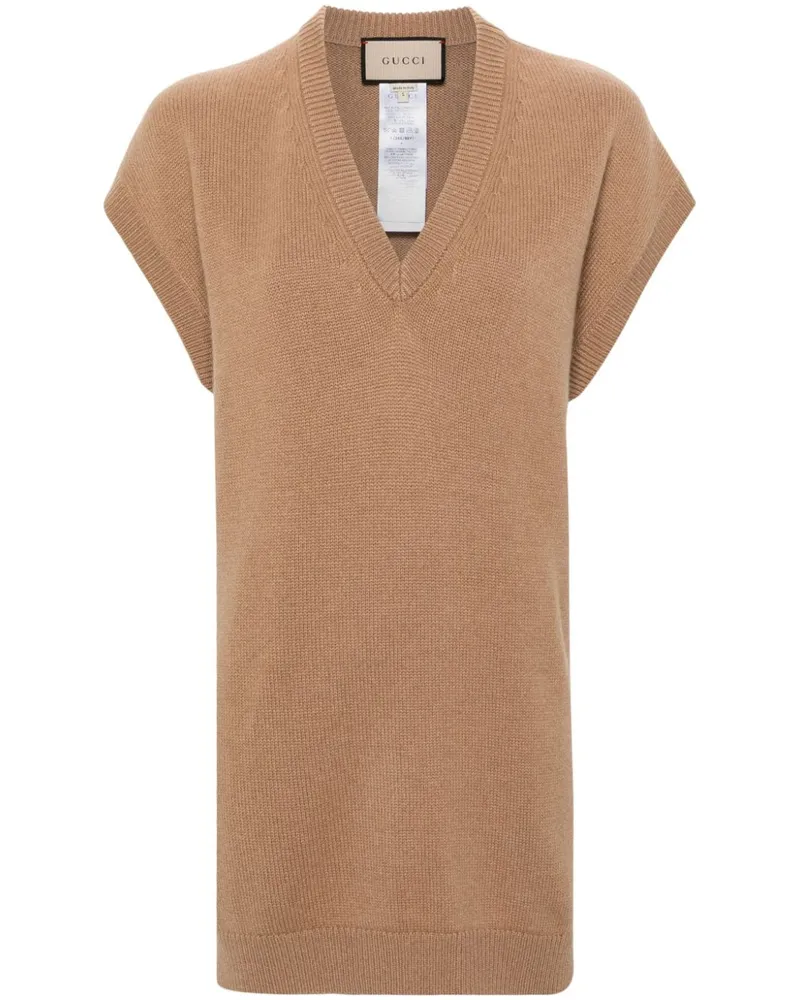 Gucci Top mit offenem Rücken - Nude Nude