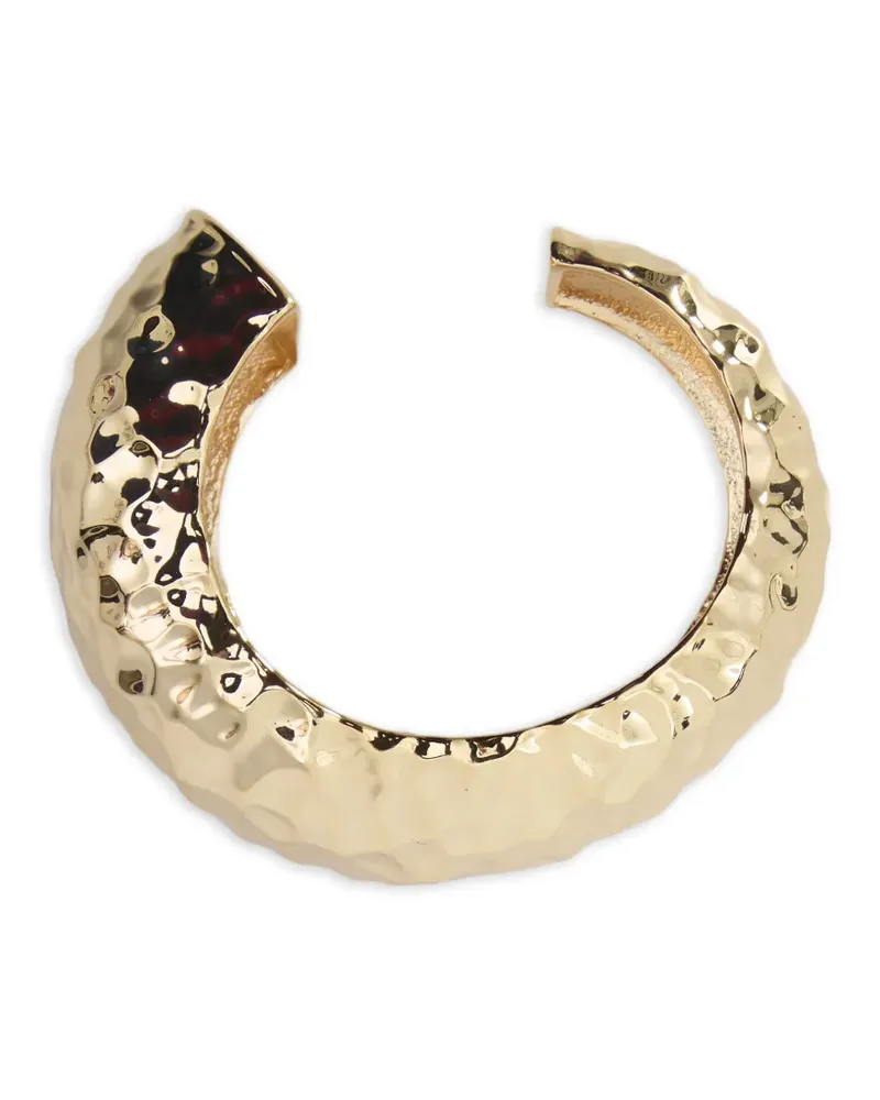Self-Portrait hammered bracelet - Gold Gold