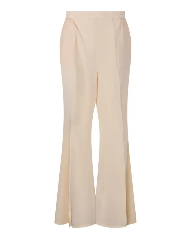 Mes Demoiselles flared trousers - Nude Nude