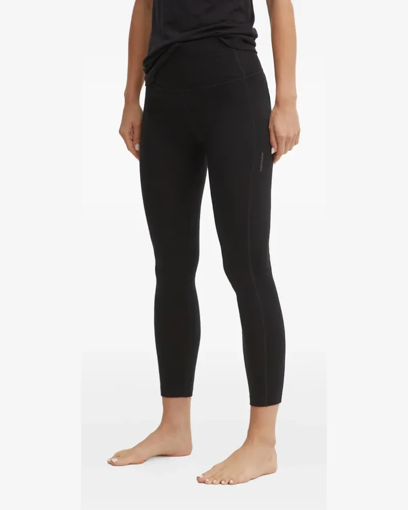 Icebreaker Leggings mit Taschen - Schwarz Schwarz