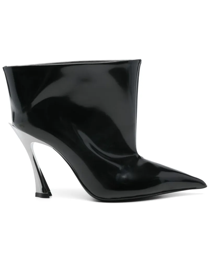Thierry Mugler Fang Stiefeletten 95mm - Schwarz Schwarz
