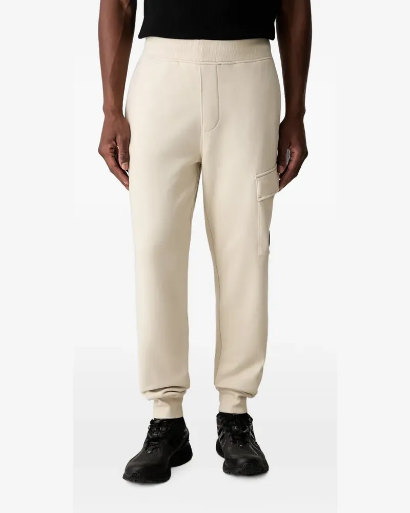 C.P. Company Diagonal Lens Fleece-Jogginghose - Nude Nude