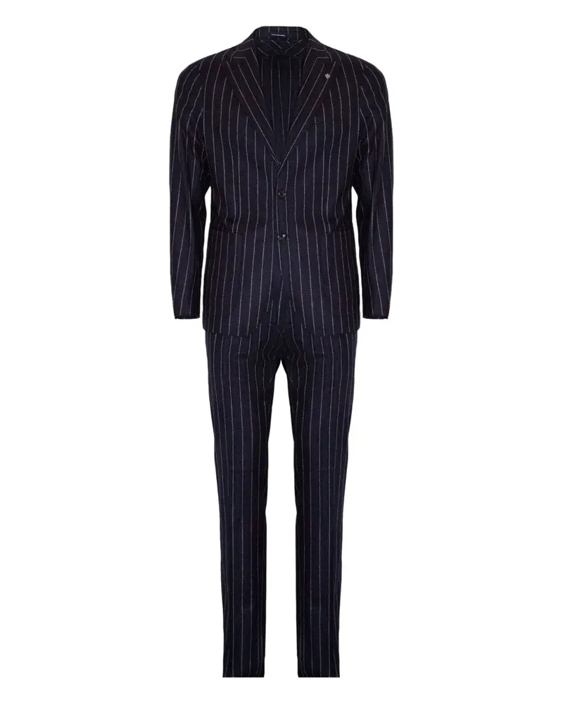 Tagliatore Anzug mit Nadelstreifen - Blau Blau