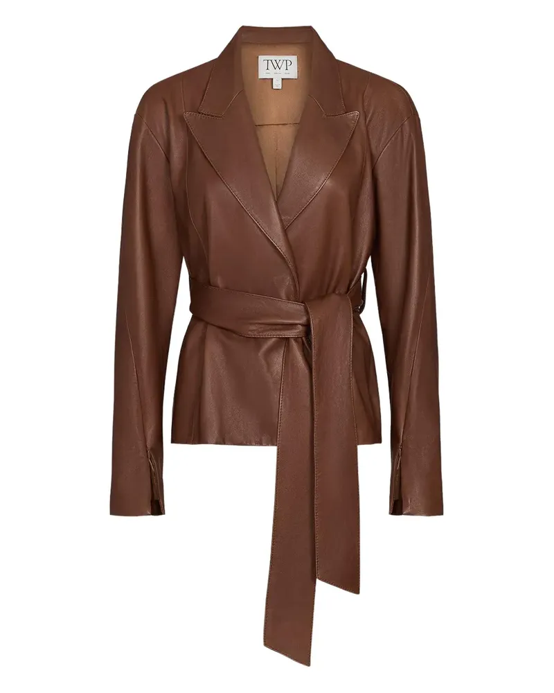 TWP tie-waist jacket - Braun Braun