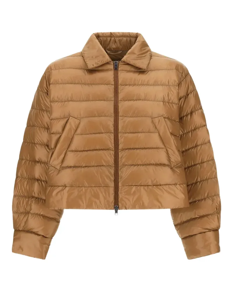 Herno collared quilted jacket - Braun Braun