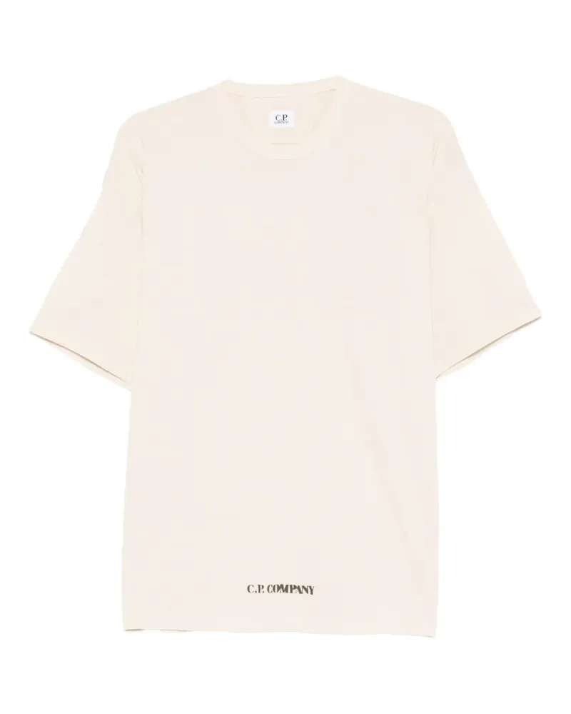 C.P. Company logo-print T-shirt - Nude Nude
