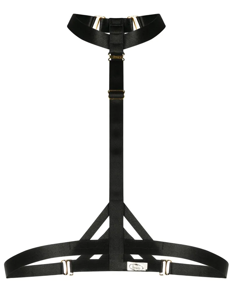 Bordelle Art Deco harness - Schwarz Schwarz