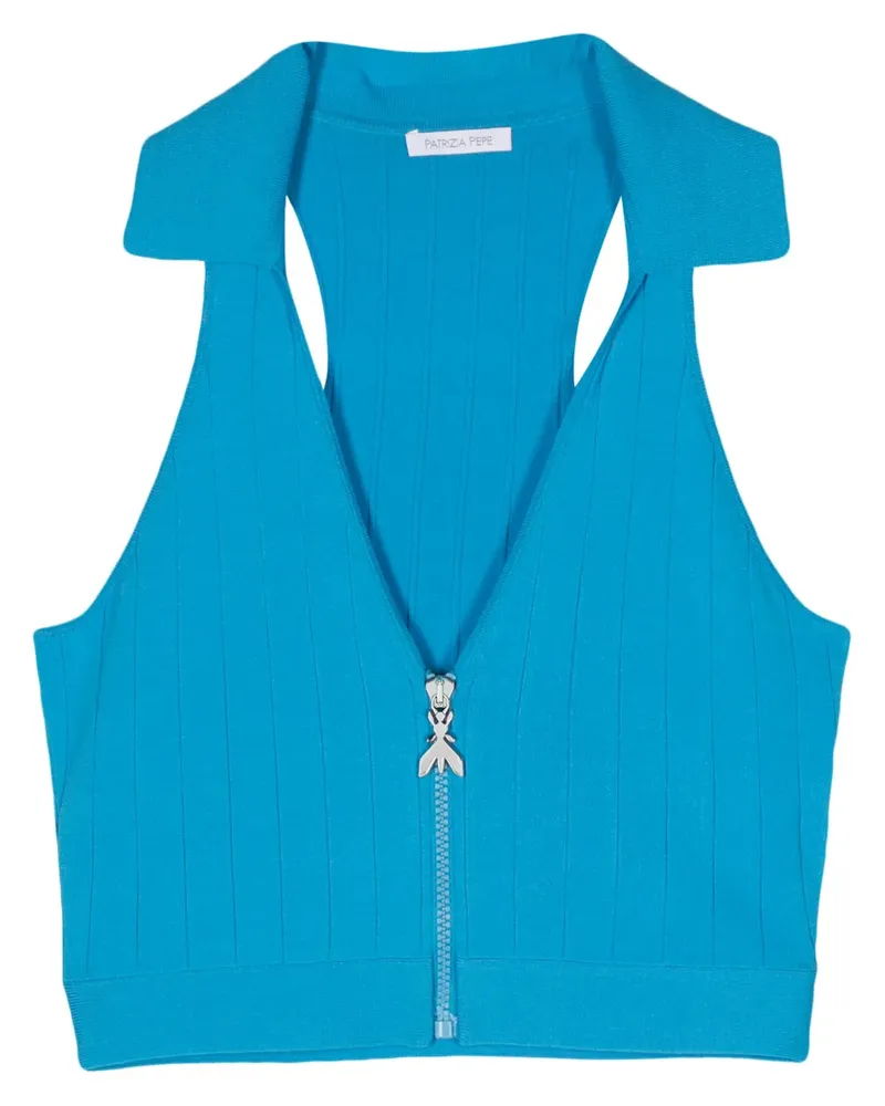 Patrizia Pepe Geripptes Tanktop - Blau Blau