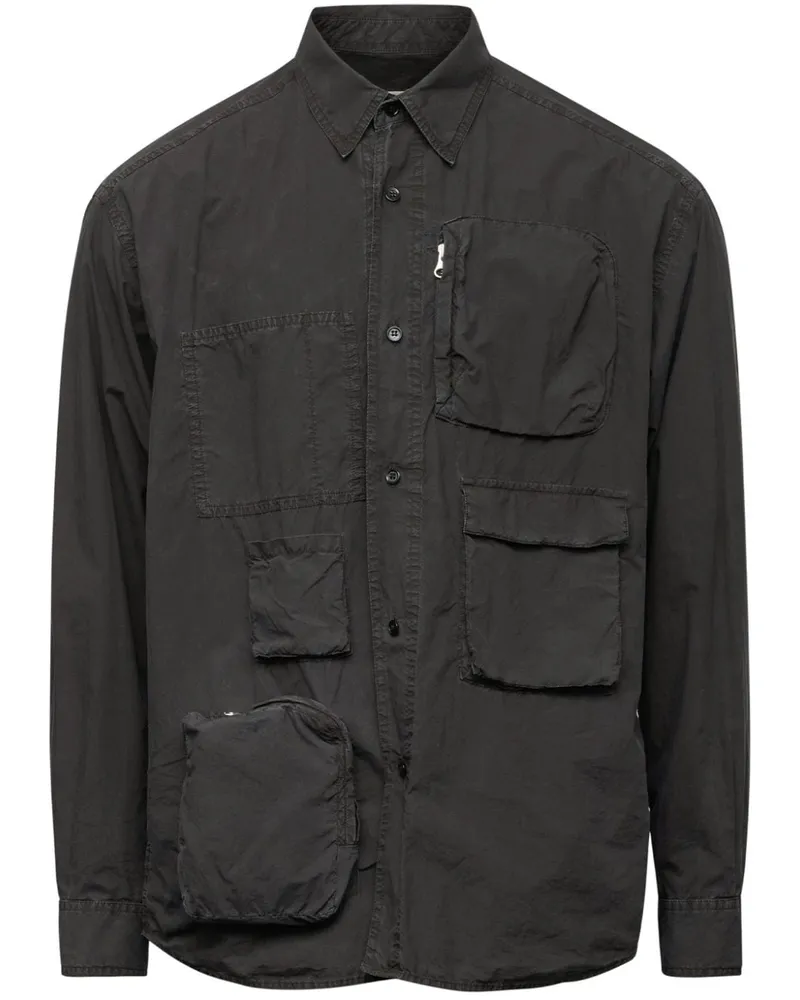 Maison Margiela Hemd mit mehreren Taschen - Grau Grau