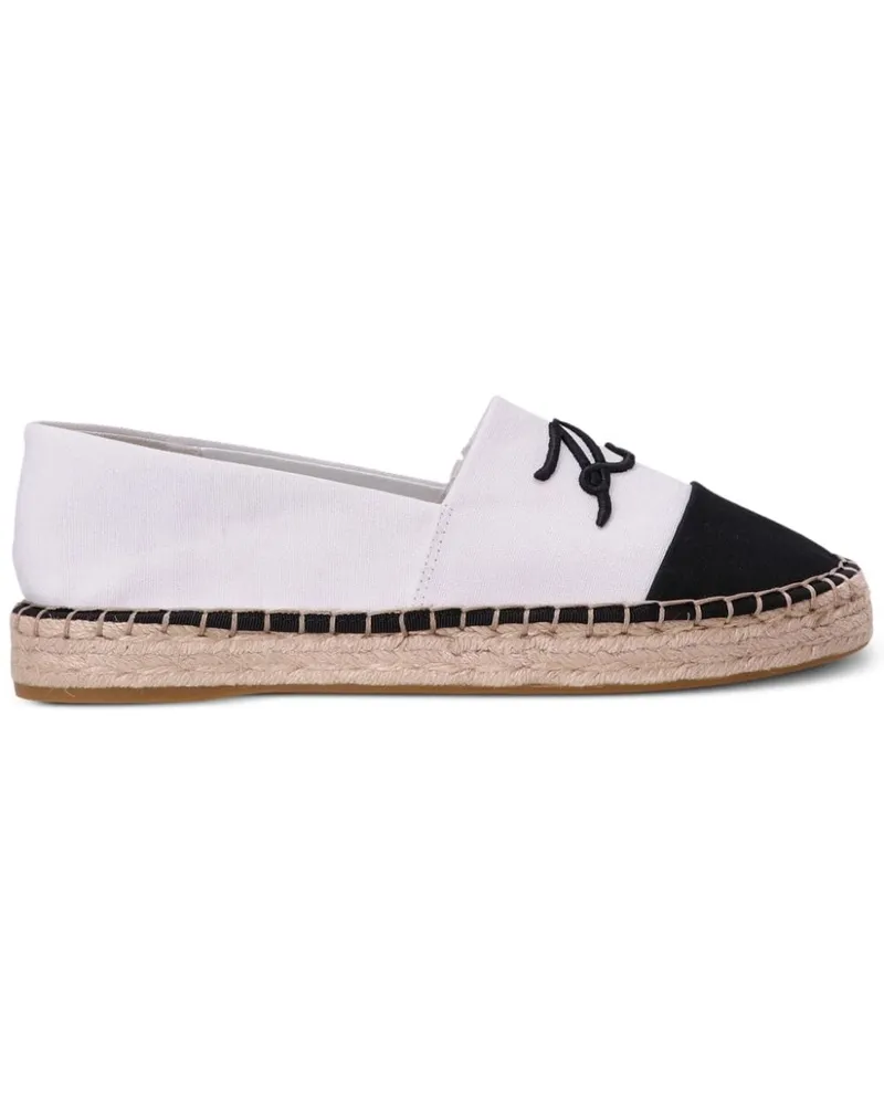 Karl Lagerfeld Espadrilles mit Logo-Stickerei - Weiß Weiß
