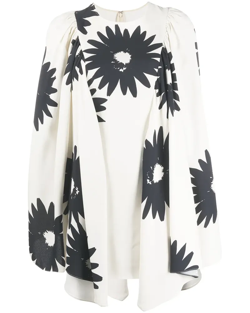Stella McCartney Kleid mit Blumen-Print - Nude Nude