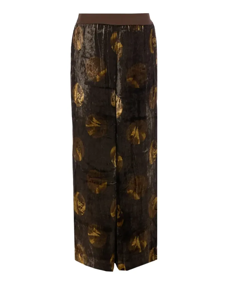 Uma Wang printed trousers - Braun Braun