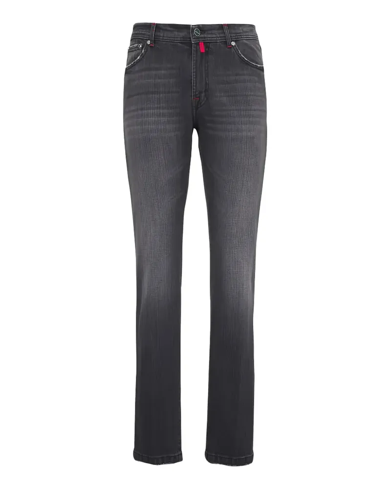 Kiton logo jeans - Grau Grau