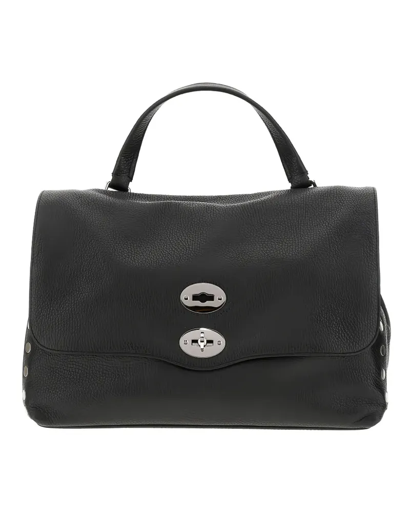 Zanellato Postina® studded borsa tote bag - Schwarz Schwarz