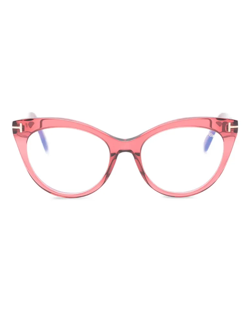 Tom Ford FT6091 Cat-Eye-Brille - Rot Rot