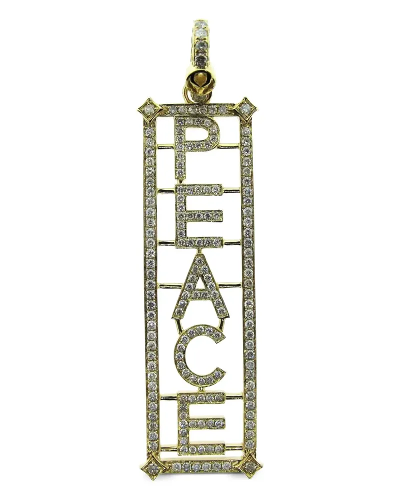 Loree Rodkin 14kt Peace Diamond Gelbgoldhalskette Gold