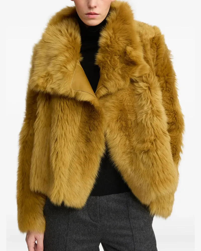 Yves Salomon Jacke aus Faux Shearling - A4071 A4071