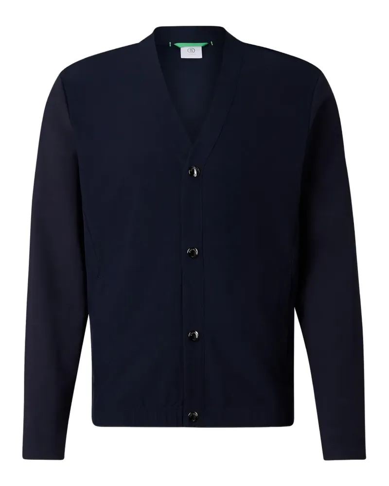 Bogner Dario Sweatshirt mit V-Ausschnitt und Reißverschluss - Blau Blau