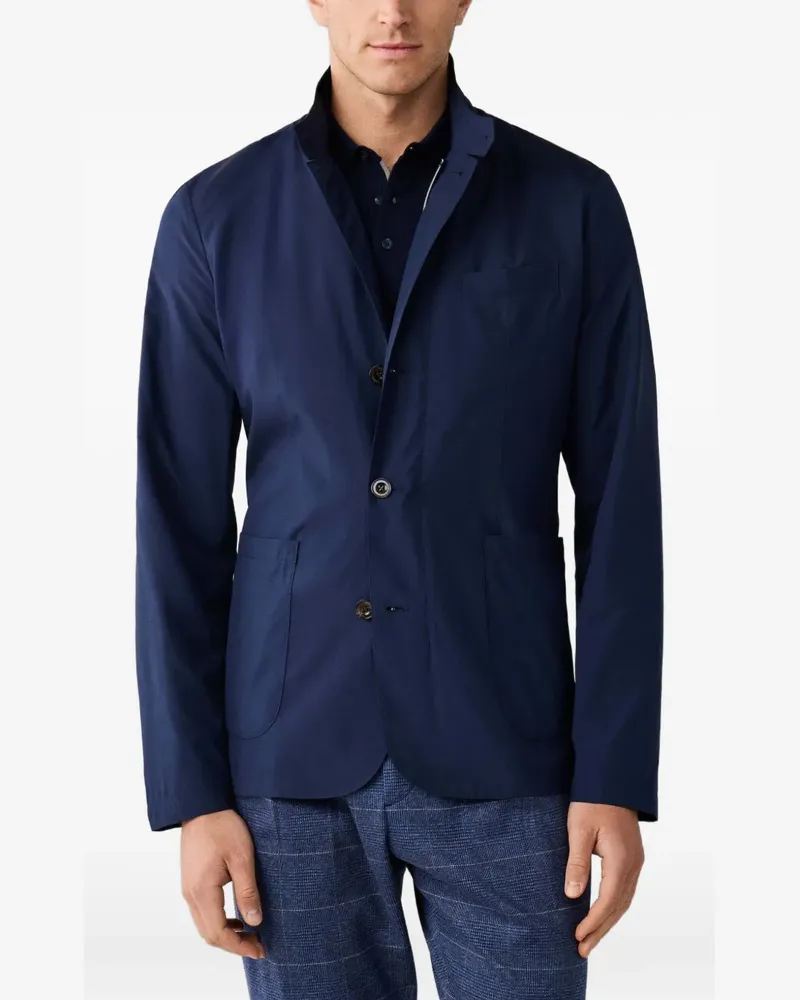Hackett Sakko mit Stehkragen - Blau Blau