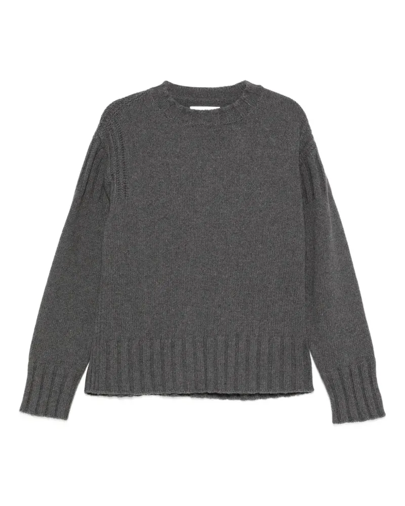 Jil Sander Klassischer Kaschmirpullover - Grau Grau