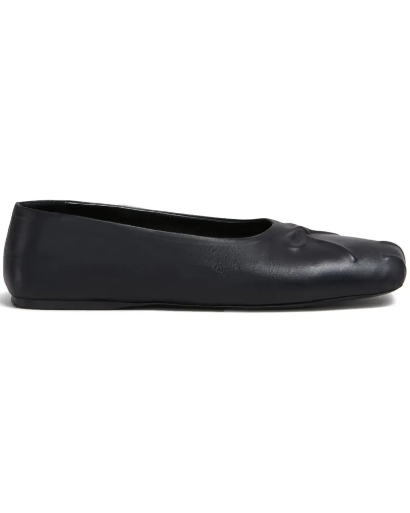 Marni Sneakers mit runder Kappe - Schwarz Schwarz