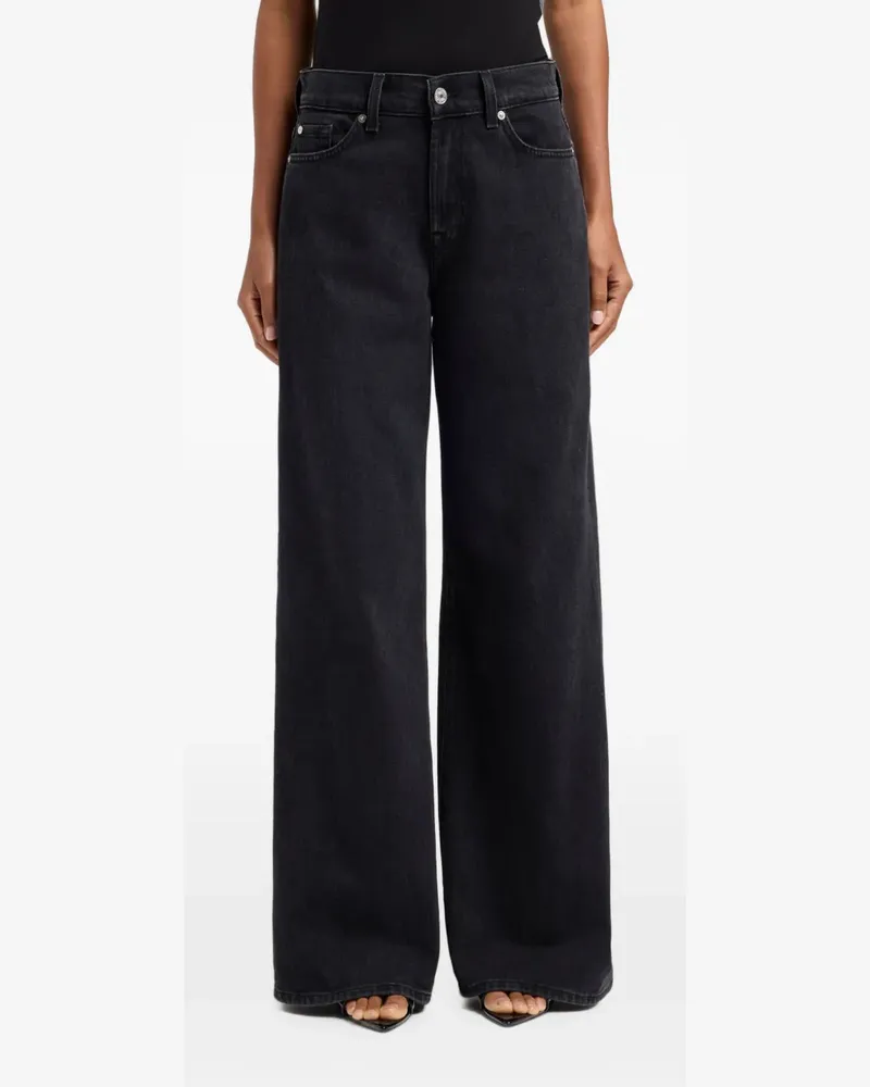 7 for all mankind Lotta wide-leg jeans - Schwarz Schwarz