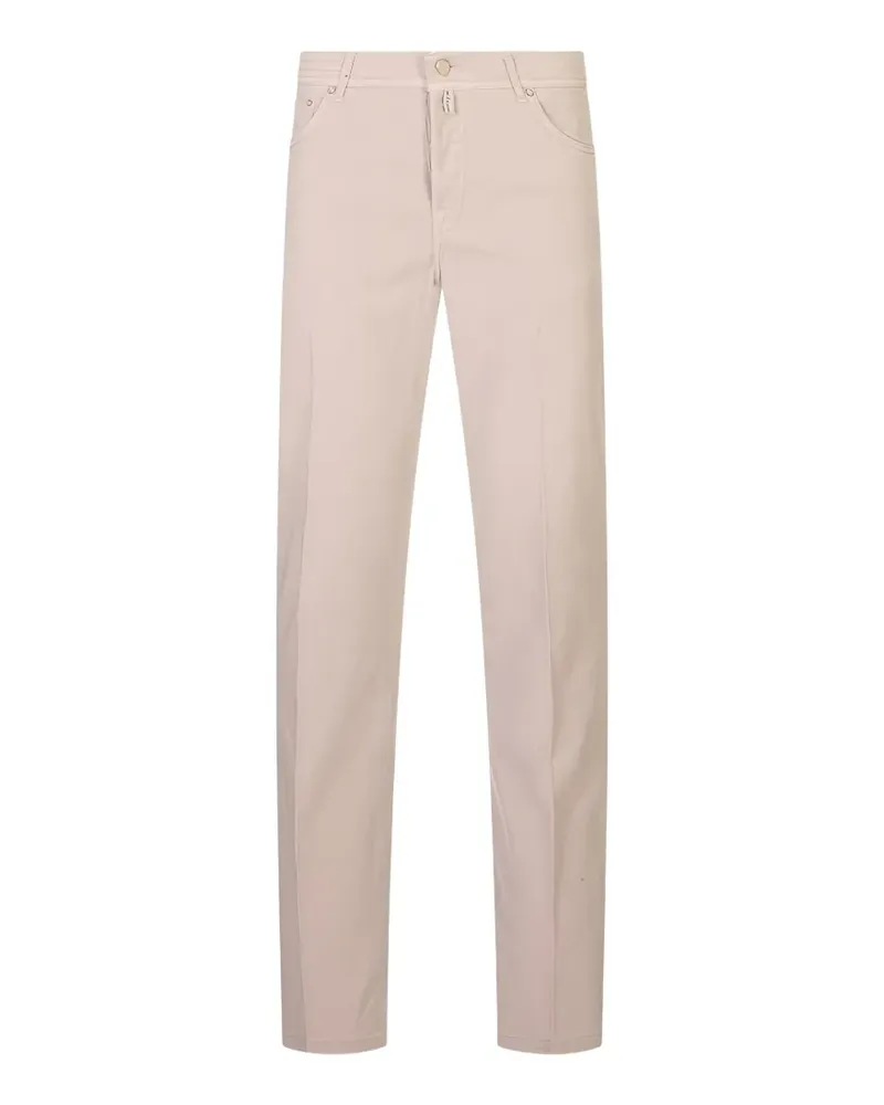 Kiton Gerade Hose im Five-Pocket-Design - Nude Nude