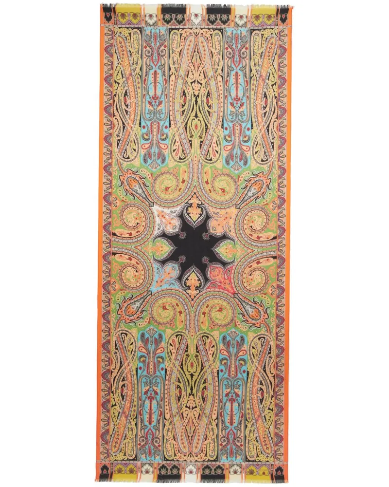 Etro Schal mit Print - Orange Orange