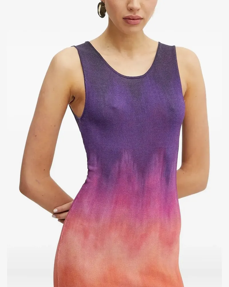 Silvian Heach ombre sleeveless midi dress - Violett Violett