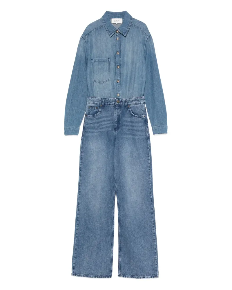 ba&sh Jumpsuit mit geknöpfter Tasche - Blau Blau
