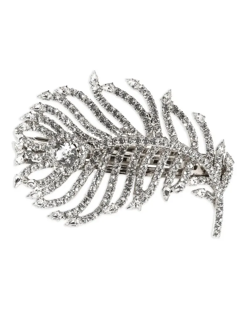 Jennifer Behr Crystal Pluma Haarspange - Silber Silber
