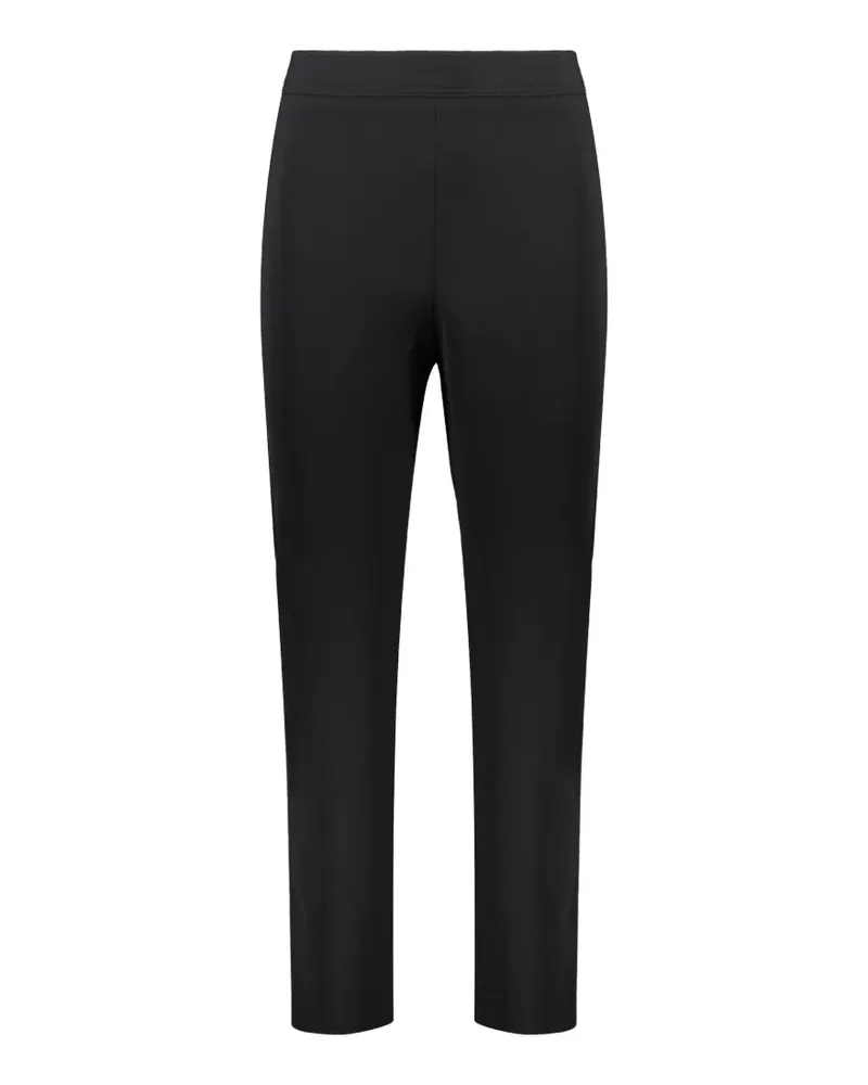 Moschino cropped slim-fit trousers - Schwarz Schwarz